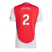 Arsenal William Saliba #2 Domaci Dres 2024-25 Kratak Rukav